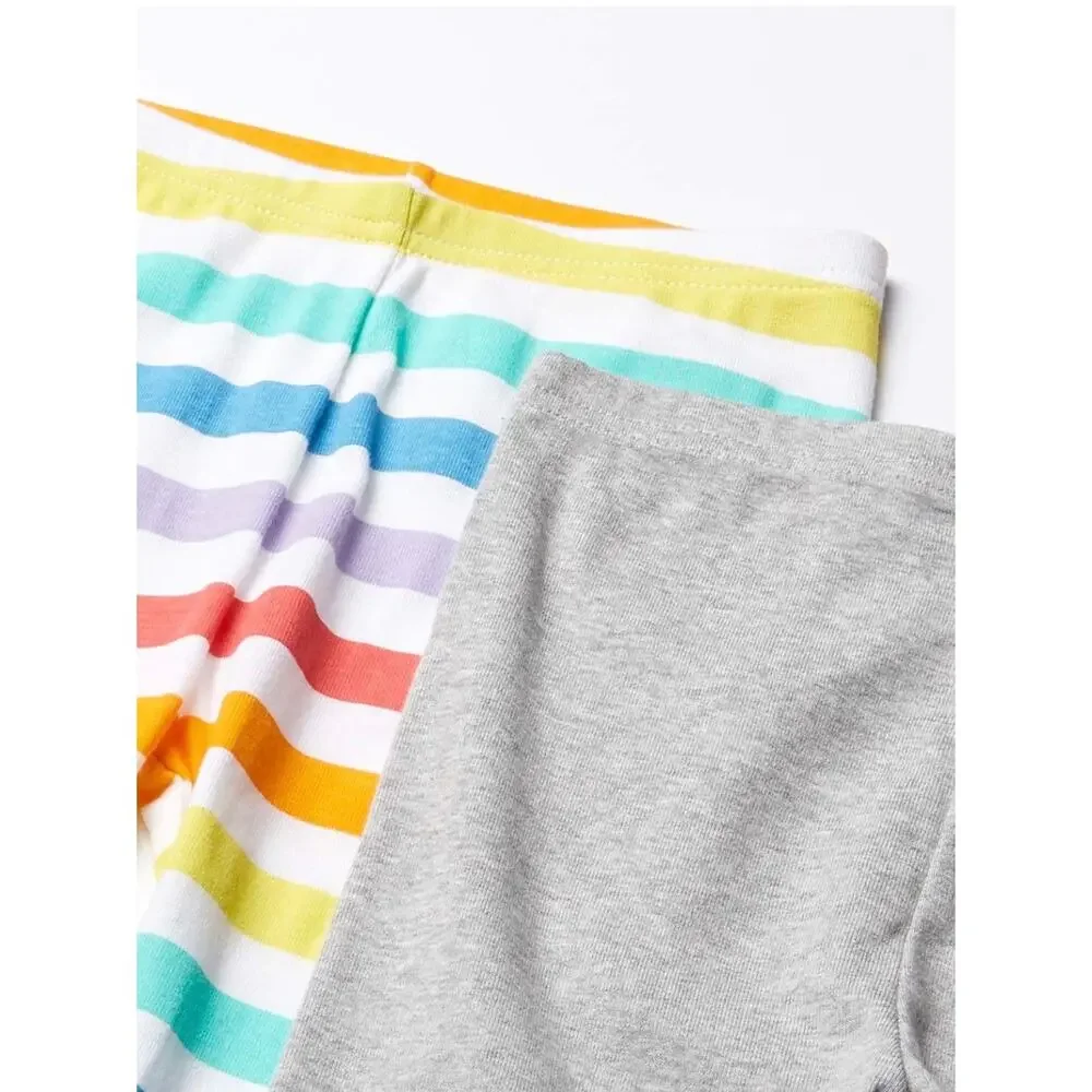 Carter’s Girls 2T 4 Piece Cotton Pajama Set Rainbow Dream In Color